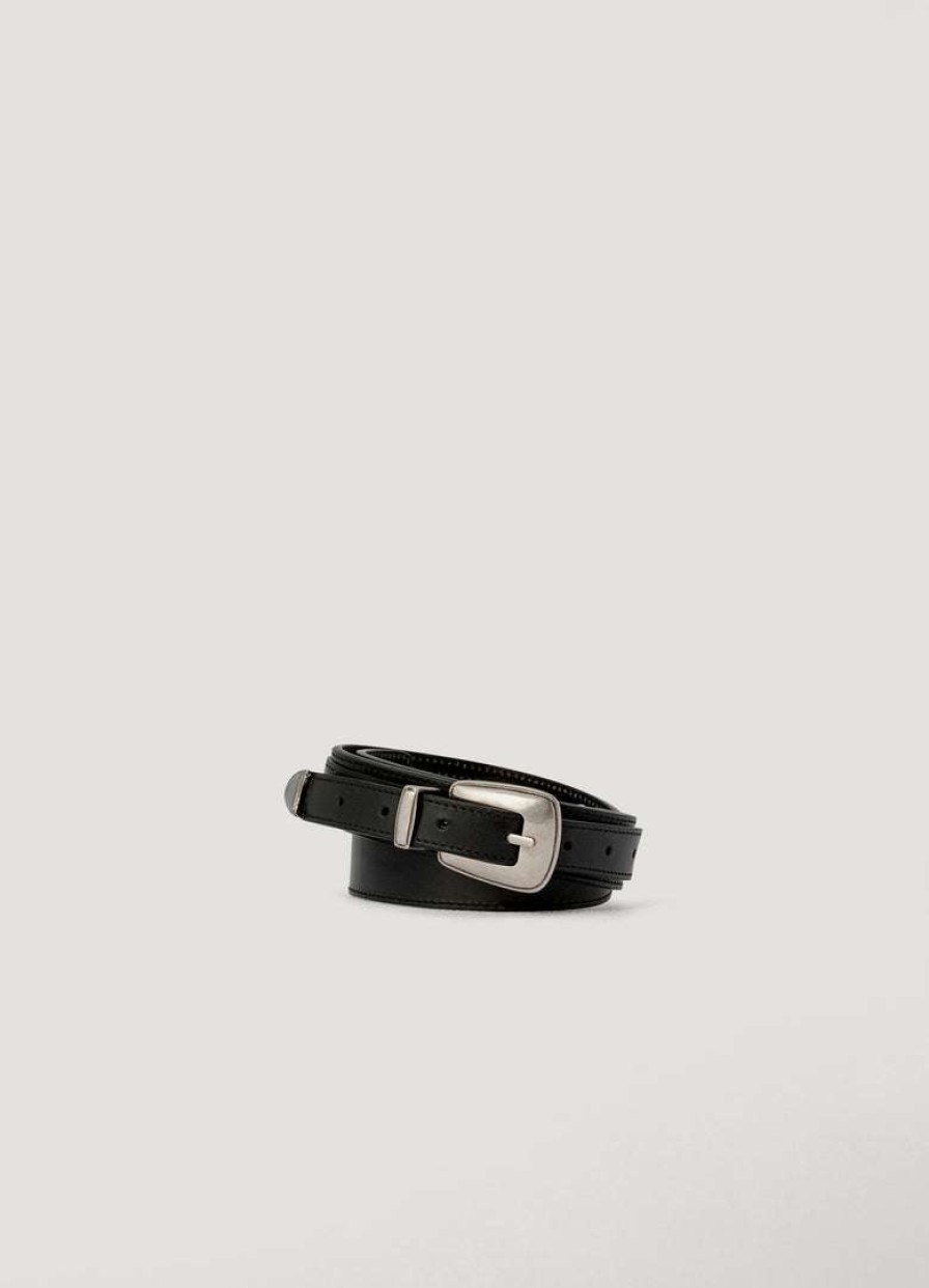 Women * | Lemaire-Uk Minimal Western Belt