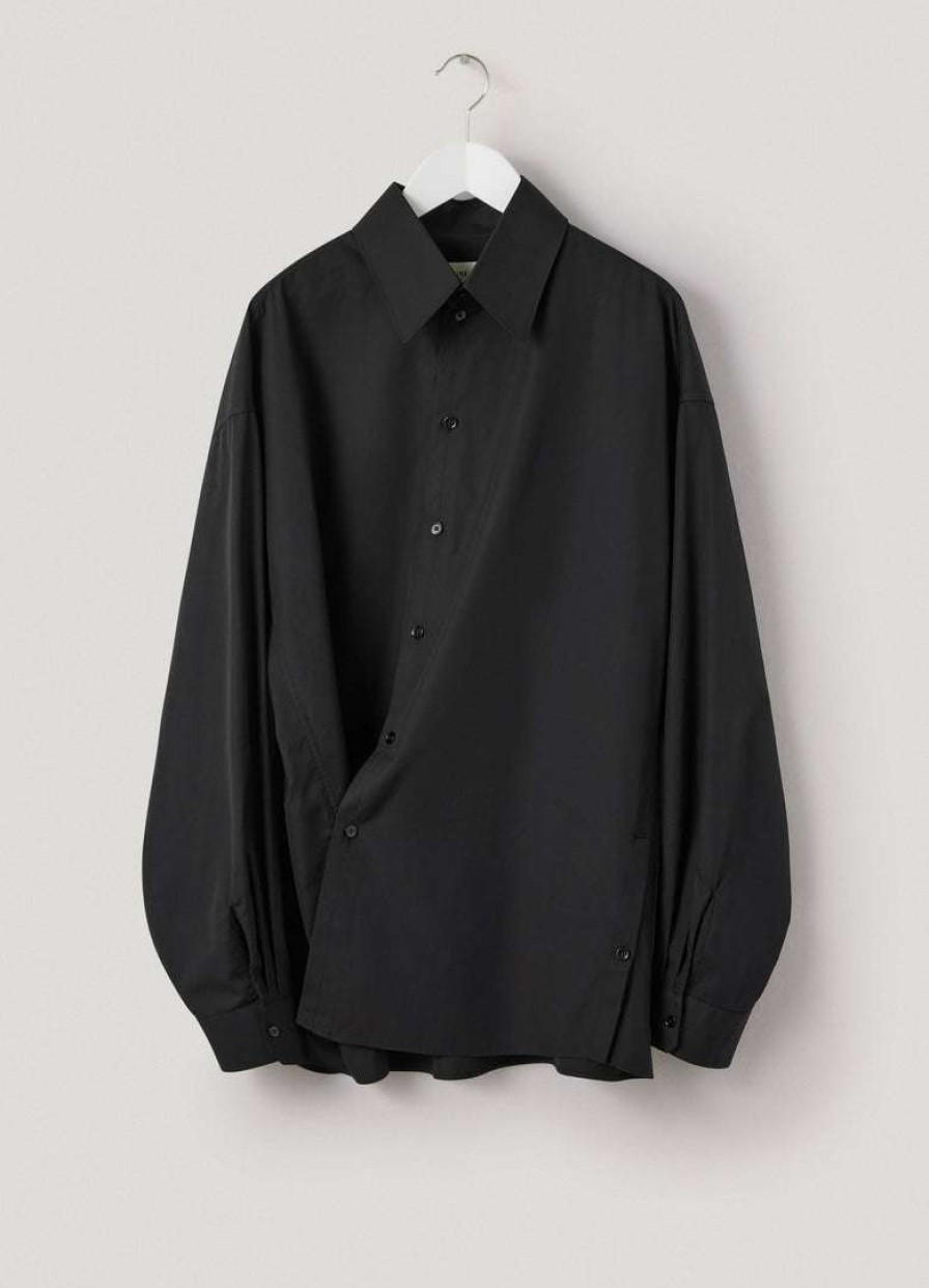 Men * | Lemaire-Uk Regular Collar Twisted Shirt