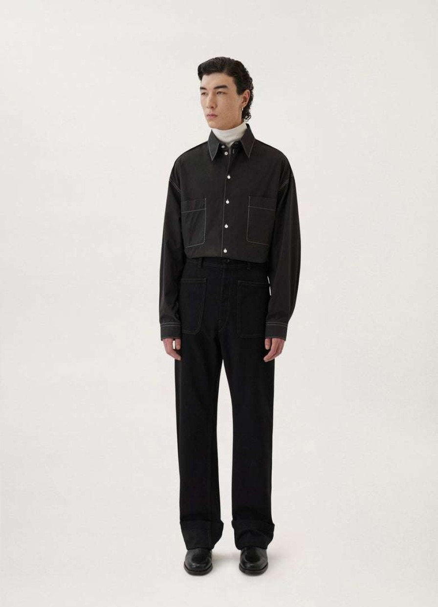 Men * | Lemaire-Uk Denim Sailor Pants