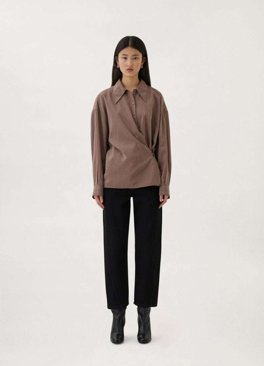 Women * | Lemaire-Uk Women Twisted Shirt