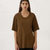 Women * | Lemaire-Uk Women Rib T-Shirt