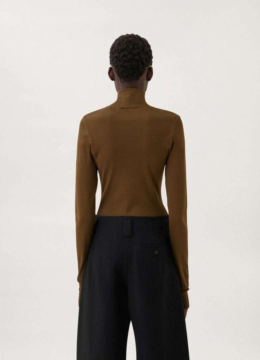 Women * | Lemaire-Uk Second Skin High Neck Top