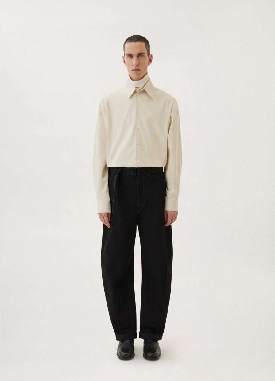 Women * | Lemaire-Uk Twisted Belted Pants Women