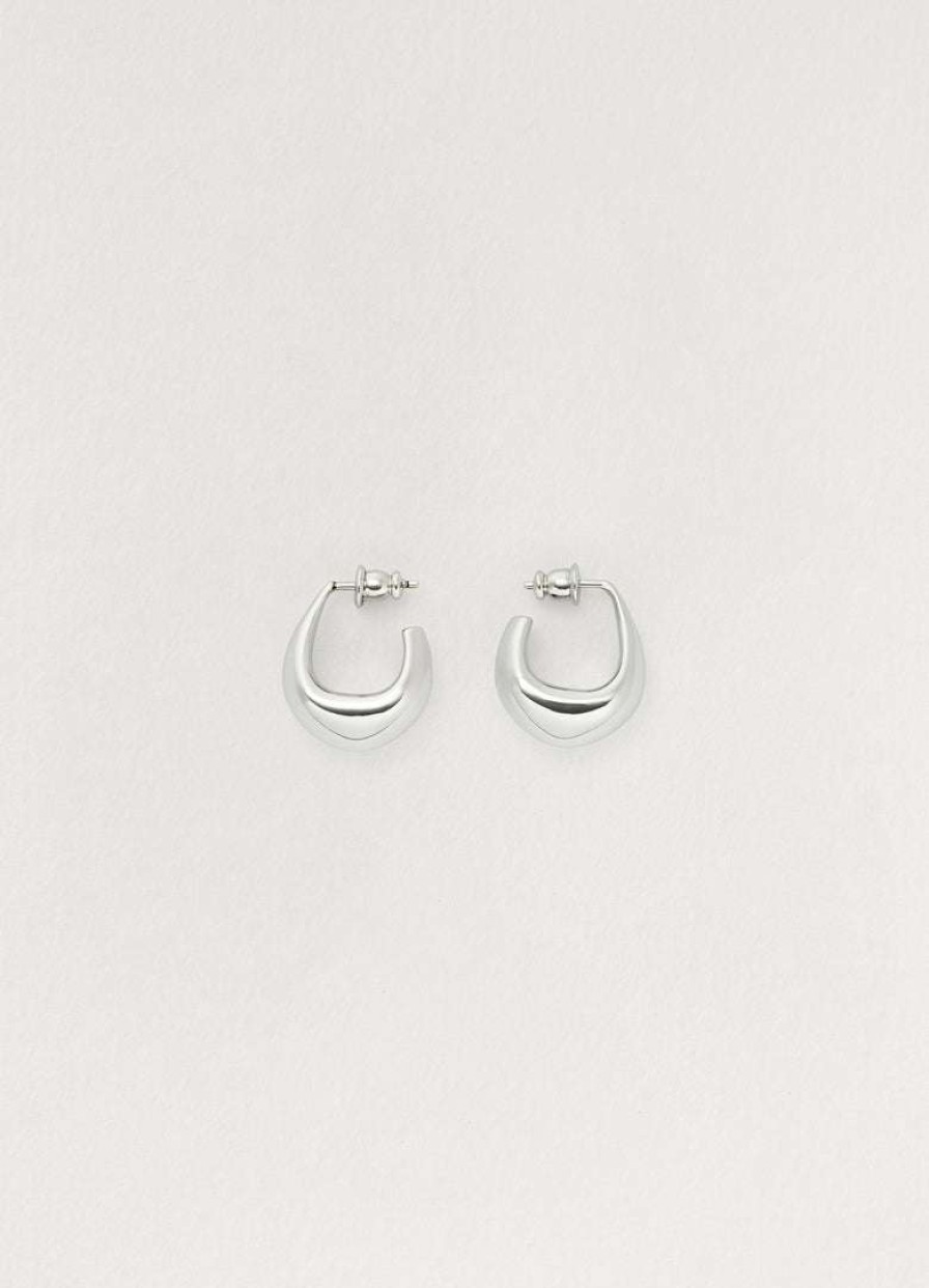 Women * | Lemaire-Uk Curved Mini Drop Earrings Women