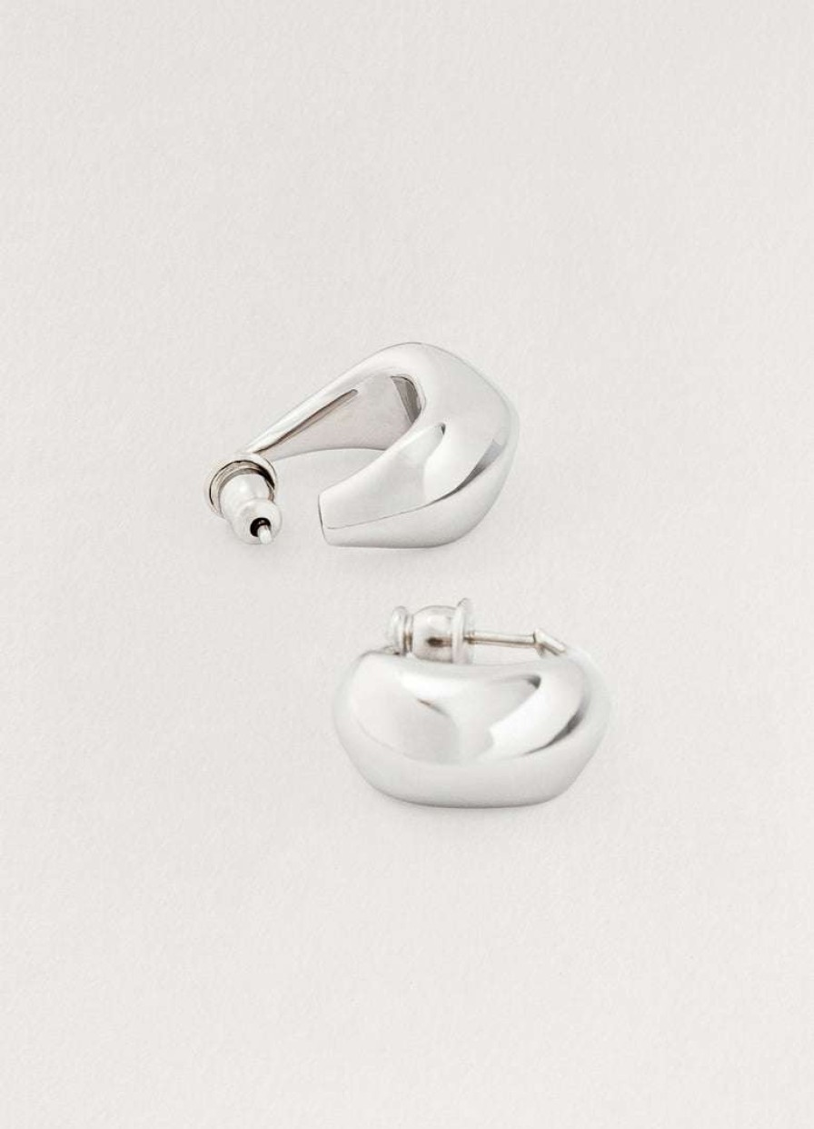 Women * | Lemaire-Uk Curved Mini Drop Earrings Women