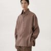 Men * | Lemaire-Uk Regular Collar Twisted Shirt