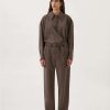 Women * | Lemaire-Uk Soft Belted Pants