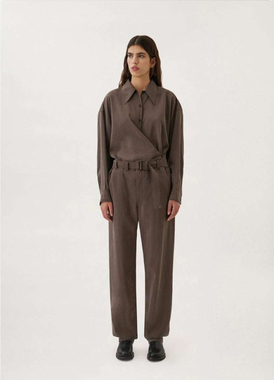 Women * | Lemaire-Uk Soft Belted Pants