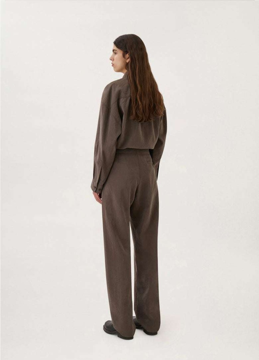 Women * | Lemaire-Uk Soft Belted Pants