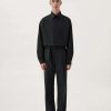 Men * | Lemaire-Uk Loose Pleated Pants Men