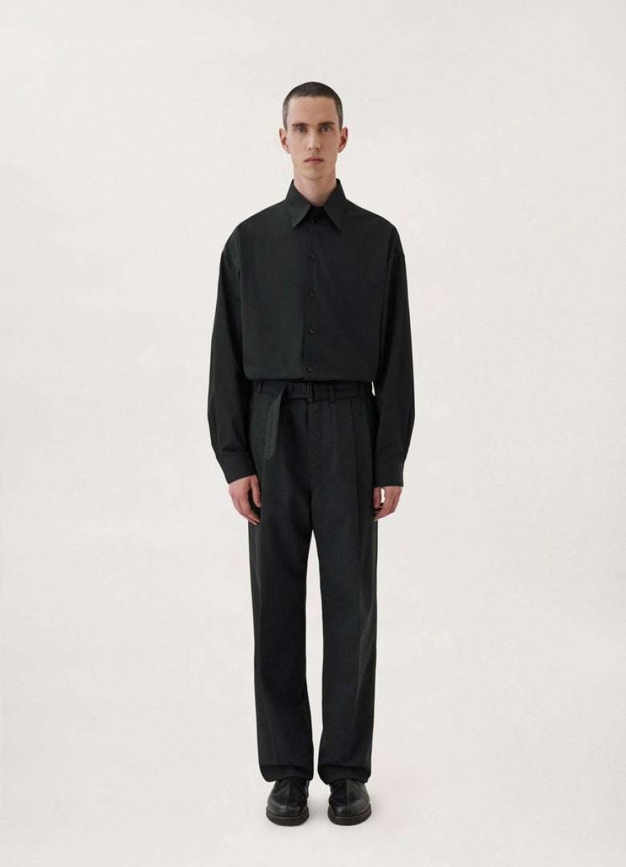 Men * | Lemaire-Uk Loose Pleated Pants Men