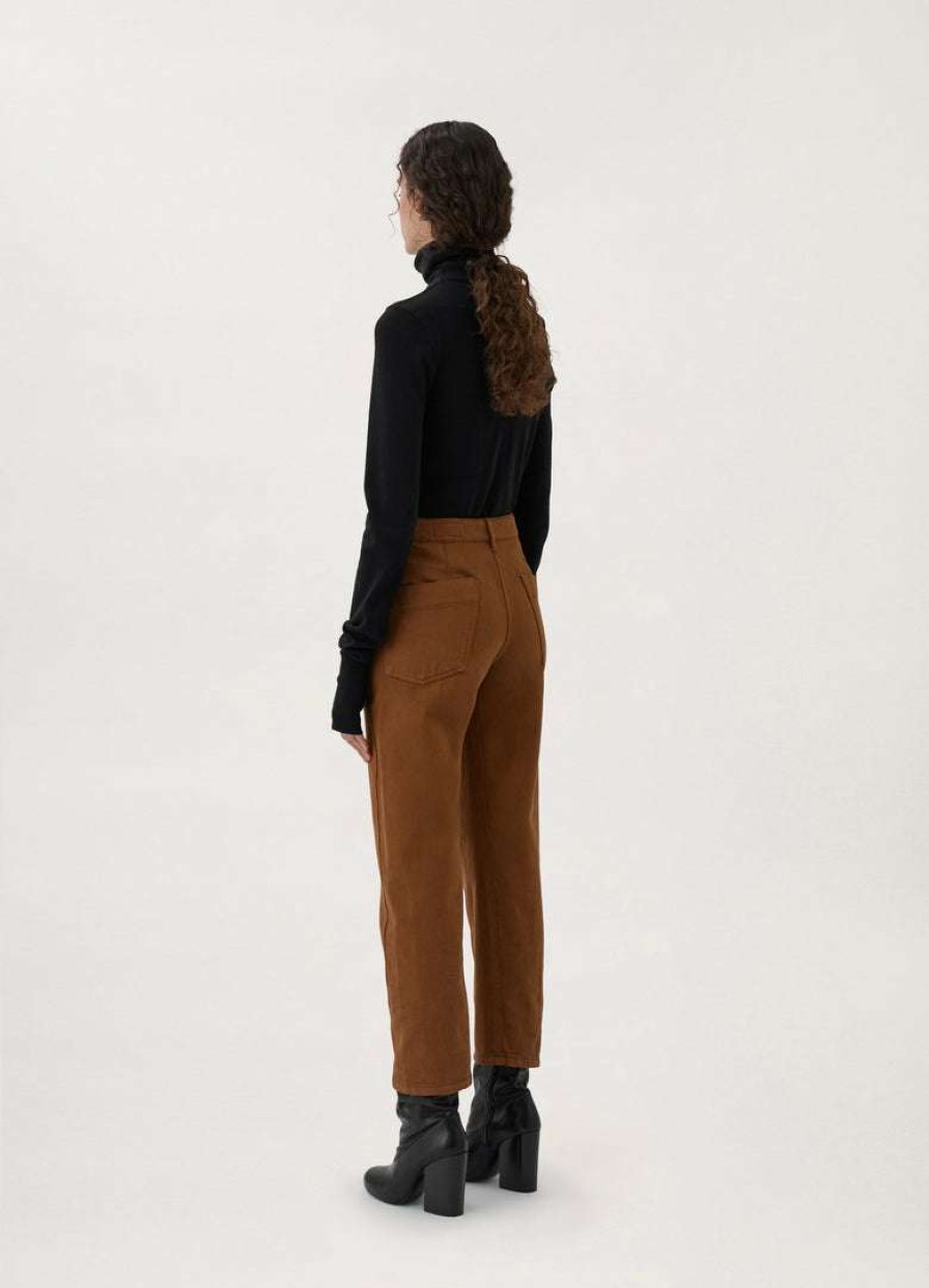 Women * | Lemaire-Uk Denim Twisted Pants Women