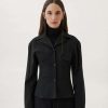 Women * | Lemaire-Uk Women Convertible Collar Fitted