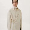 Men * | Lemaire-Uk Regular Collar Twisted Shirt