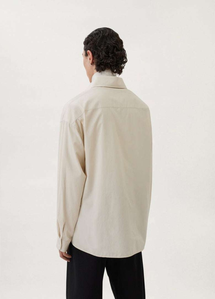 Men * | Lemaire-Uk Regular Collar Twisted Shirt