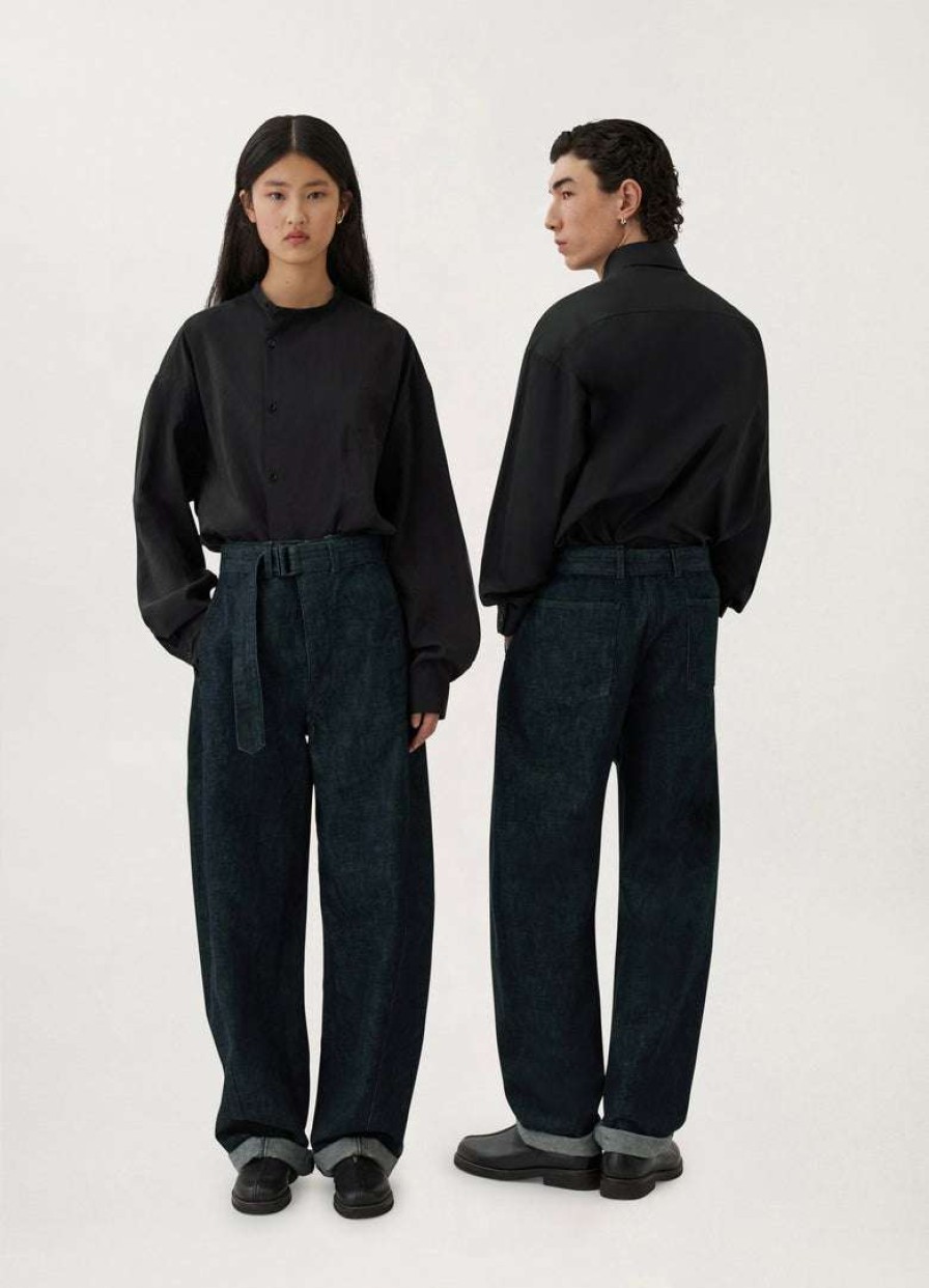 Women * | Lemaire-Uk Twisted Belted Pants Women