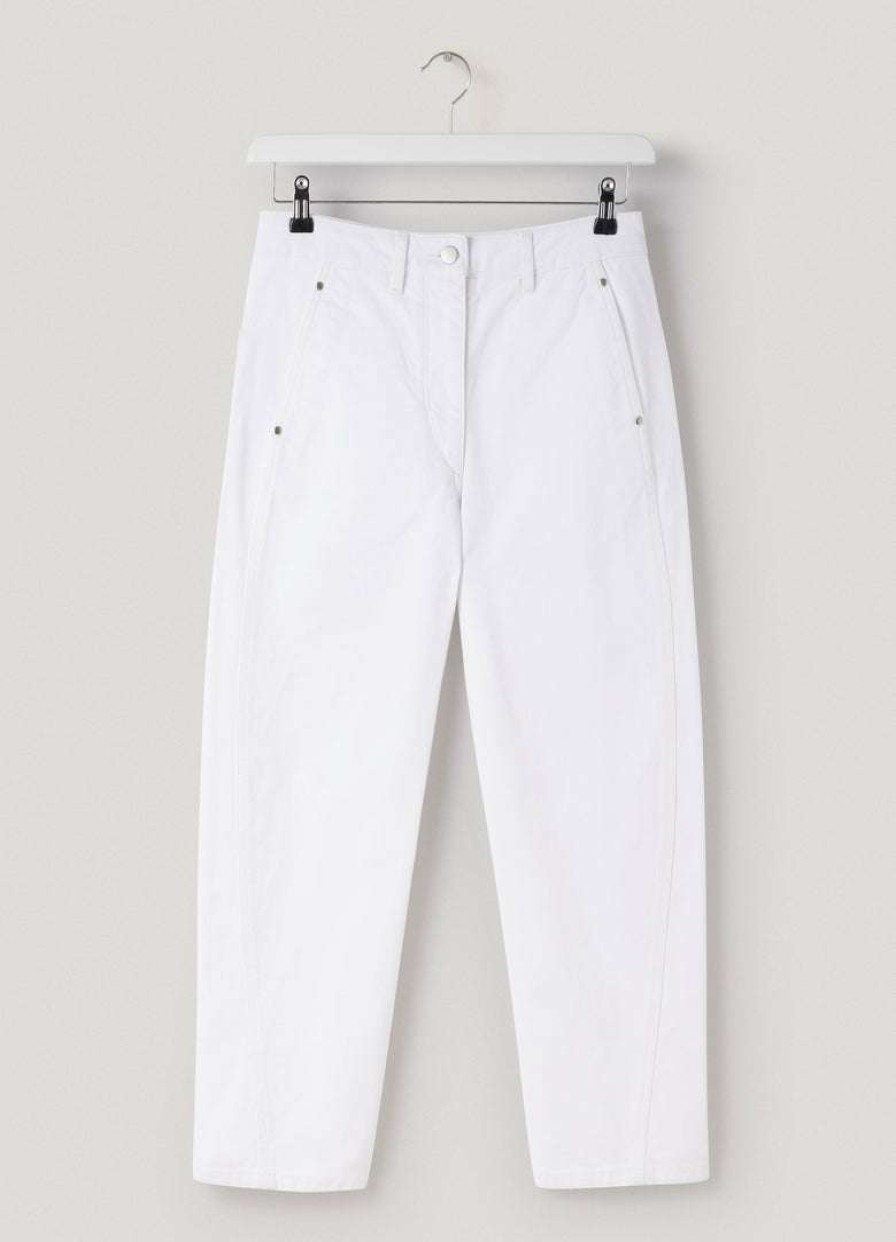 Women * | Lemaire-Uk Denim Twisted Pants