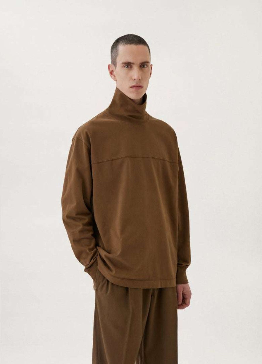 Men * | Lemaire-Uk High Collar Sweatshirt Men