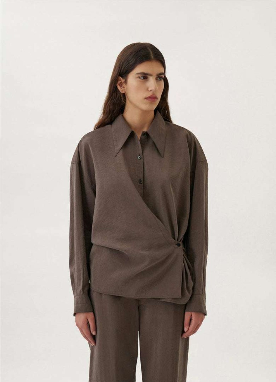 Women * | Lemaire-Uk Twisted Shirt