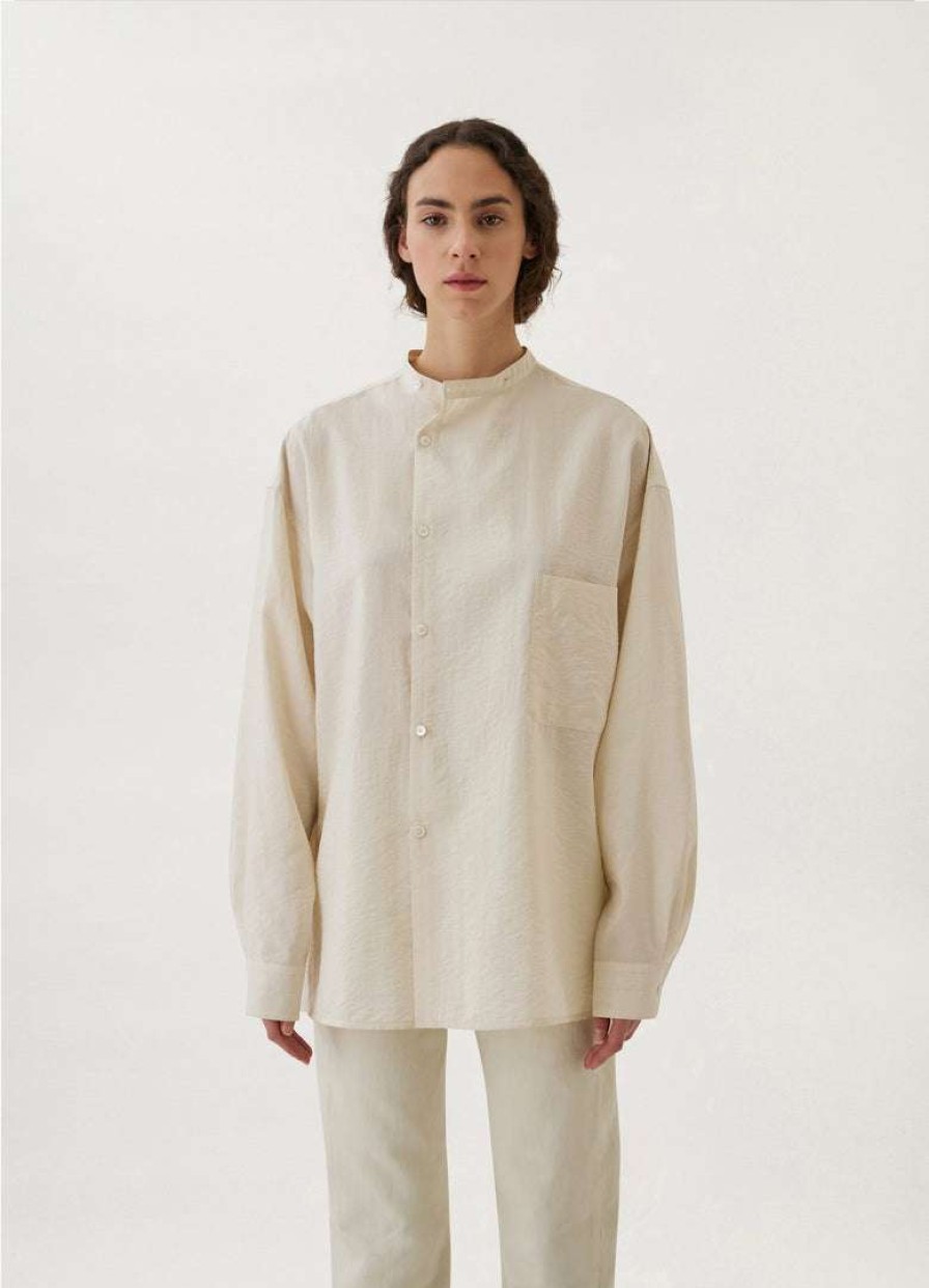 Women * | Lemaire-Uk Asymmetric Shirt