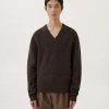 Men * | Lemaire-Uk V-Neck Sweater Men