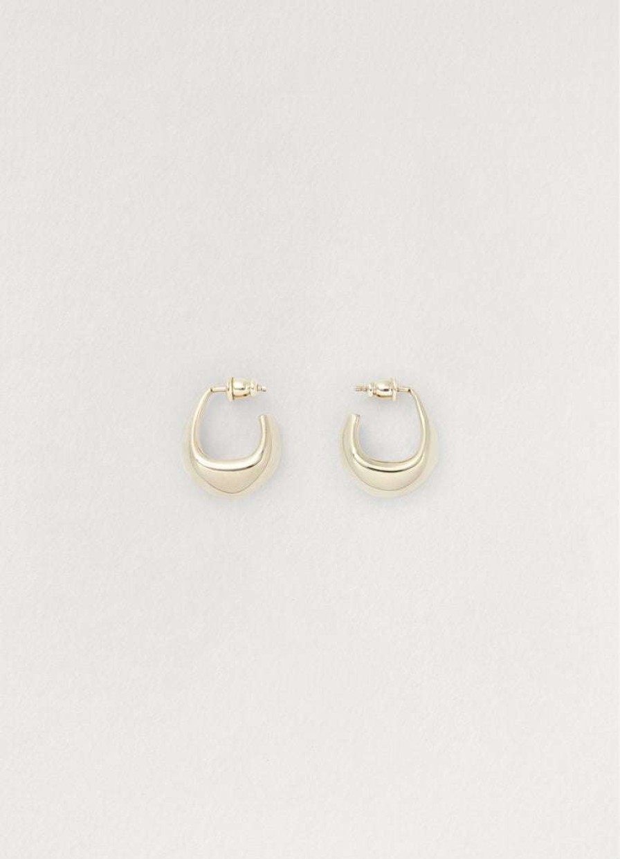 Women * | Lemaire-Uk Curved Mini Drop Earrings