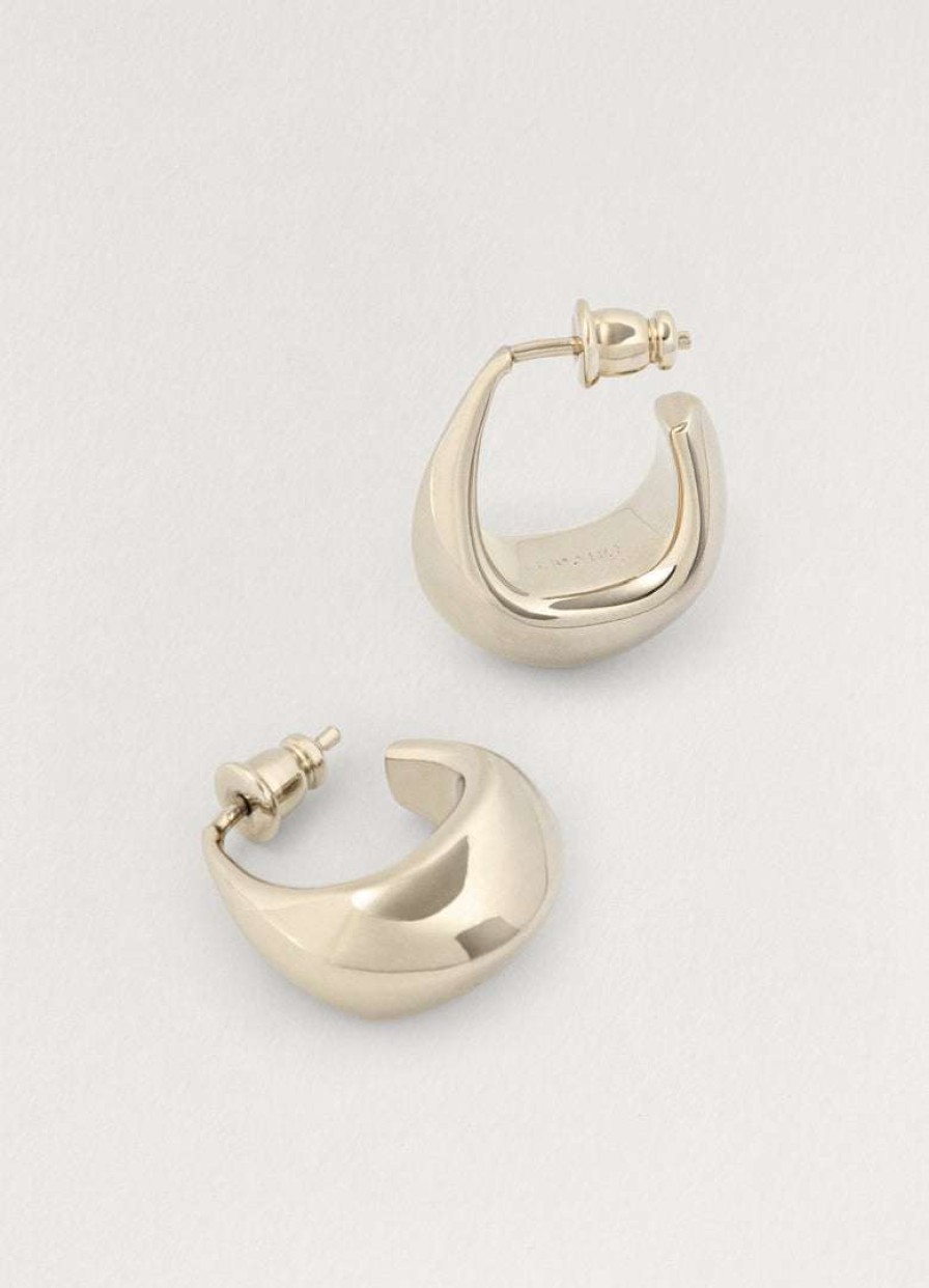 Women * | Lemaire-Uk Curved Mini Drop Earrings