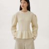 Women * | Lemaire-Uk Peplum Sweater Women